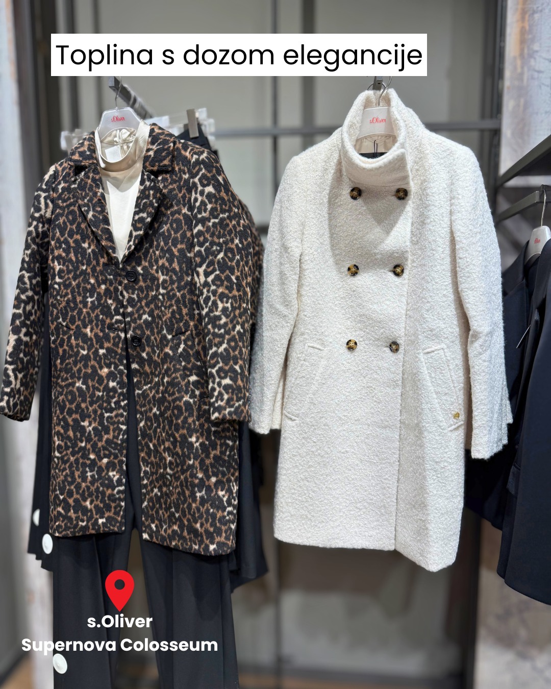 Kad kaput nije samo toplo rješenje, nego i modna izjava. 🤍
#supernovahrvatska #shopping #coat #slaonskibrod #supernovacolosseum #soliver #fashion #lovefashion #newcollection