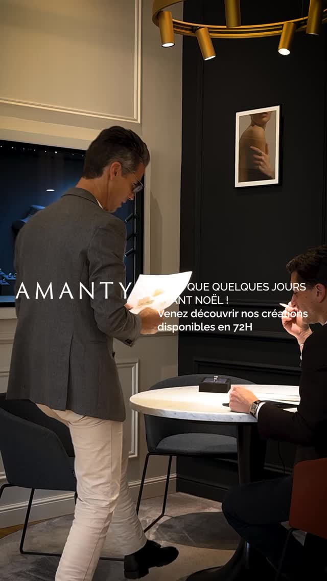 Derniers jours pour trouver votre bijou à temps pour Noël.
Notre sélection de pièces disponibles en 72h est encore accessible.
À l’atelier ou en ligne, tout est prêt pour que la magie opère à temps.
Réservez ou venez directement essayer.
—
Last days to find your jewel in time for Christmas.
Our 72h-ready selection is still available.
Online or in our showroom, everything is ready to make it happen, just in time.
Book now or come try them on.
• Paris | 5 rue de l’Échelle 75001
• Bordeaux | 4-6 Cours de l’Intendance 33000
#amantys #finejewellery #christmasgift