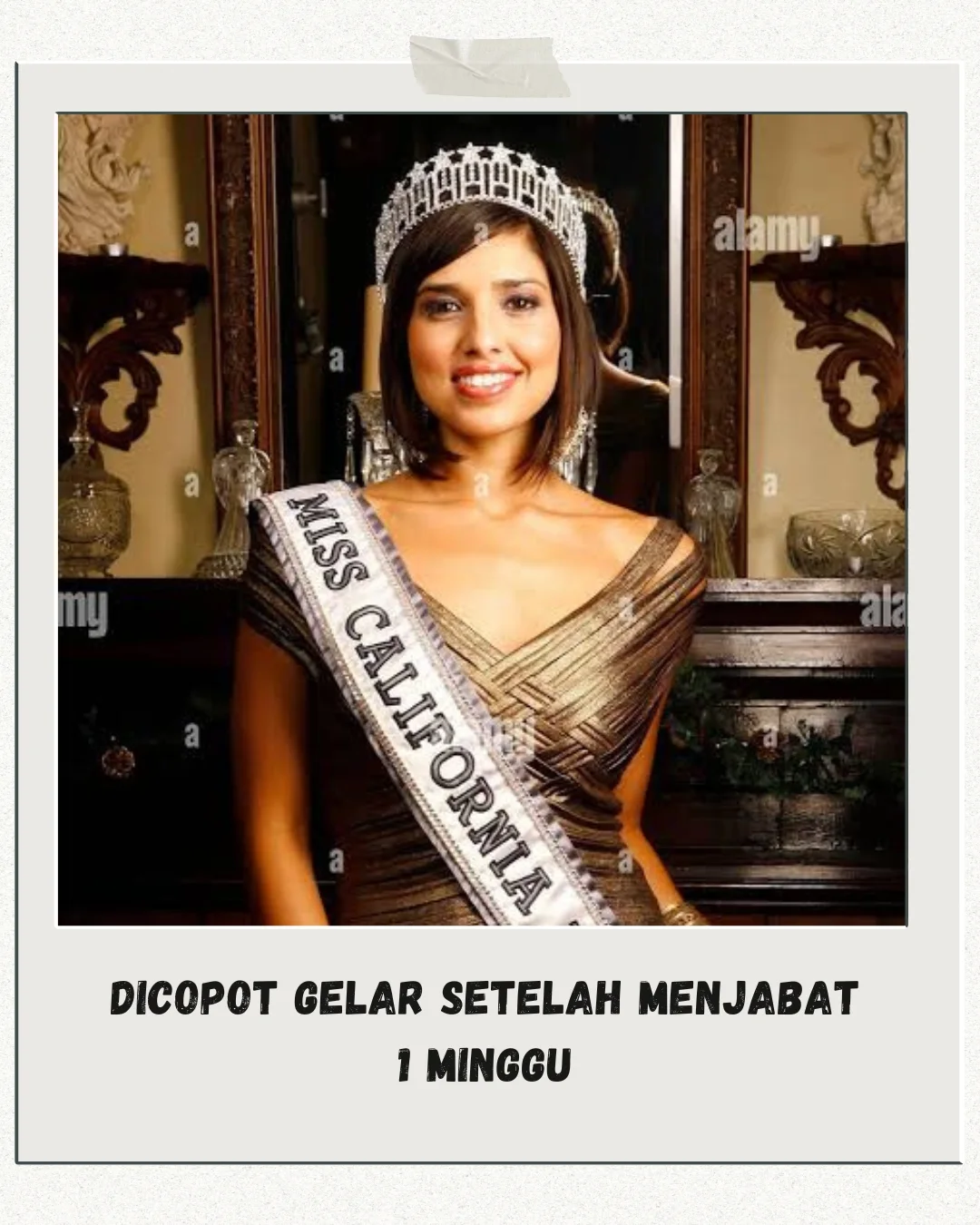 @cristinasilva.lifestyle dinobatkan sebagai miss california usa 2007. Namun sete