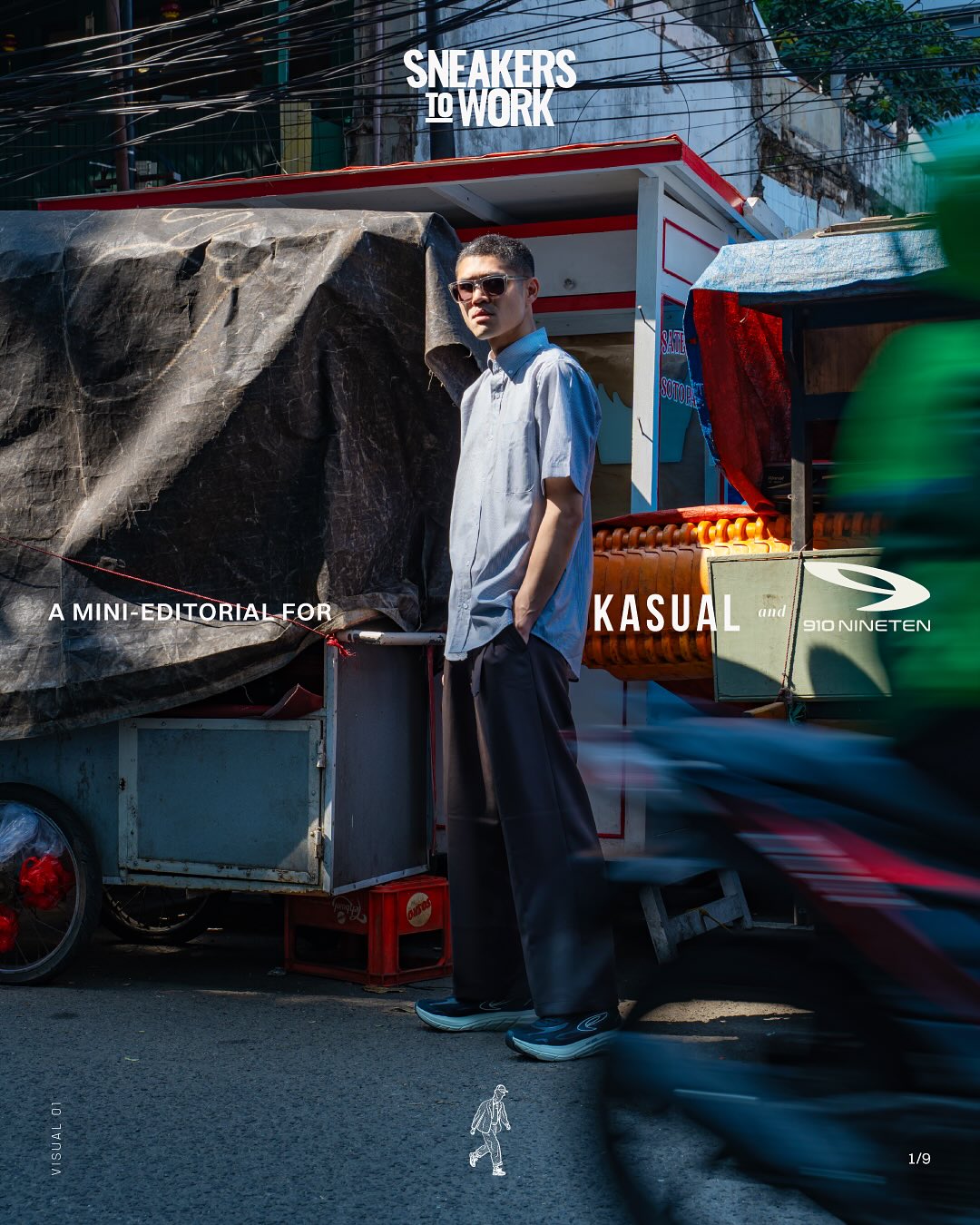 In these shifting spaces, the urban worker becomes part of the city, learning to adapt. KASUAL’s tailoring lends structure, while 910 Sportstyle’s footwear keeps pace, turning routine steps into effortless movement. Here, functionality meets the character of each brand, and sneakers are no longer just footwear. They become part of city life that never slows down, just like the people moving through it. #KASUAL #910Sportstyle #SneakersToWork  —————————  Creative Direction: STW
Production: Ads Kreasi @adskreasi In these shifting spaces, the urban worker becomes part of the city, learning to adapt. KASUAL’s tailoring lends structure, while 910 Sportstyle’s footwear keeps pace, turning routine steps into effortless movement. Here, functionality meets the character of each brand, and sneakers are no longer just footwear. They become part of city life that never slows down, just like the people moving through it. #KASUAL #910Sportstyle #SneakersToWork  —————————  Creative Direction: STW
Production: Ads Kreasi @adskreasi
