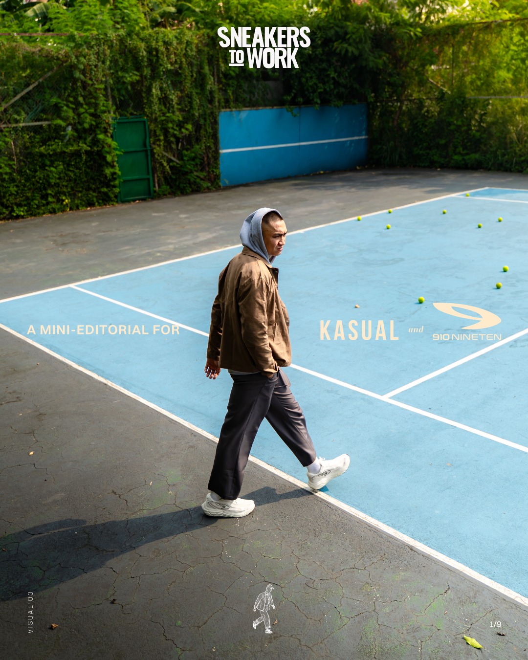On a sunlit court, style meets function. KASUAL’s tailored ease pairs with 910 Sportstyle’s shoes to keep every step effortless. It’s not about performing for the crowd. It’s about living in style that matches the people wearing it, carrying every step forward. #KASUAL #910Sportstyle #SneakersToWork  —————————  Creative Direction: STW
Production: Ads Kreasi @adskreasi On a sunlit court, style meets function. KASUAL’s tailored ease pairs with 910 Sportstyle’s shoes to keep every step effortless. It’s not about performing for the crowd. It’s about living in style that matches the people wearing it, carrying every step forward. #KASUAL #910Sportstyle #SneakersToWork  —————————  Creative Direction: STW
Production: Ads Kreasi @adskreasi