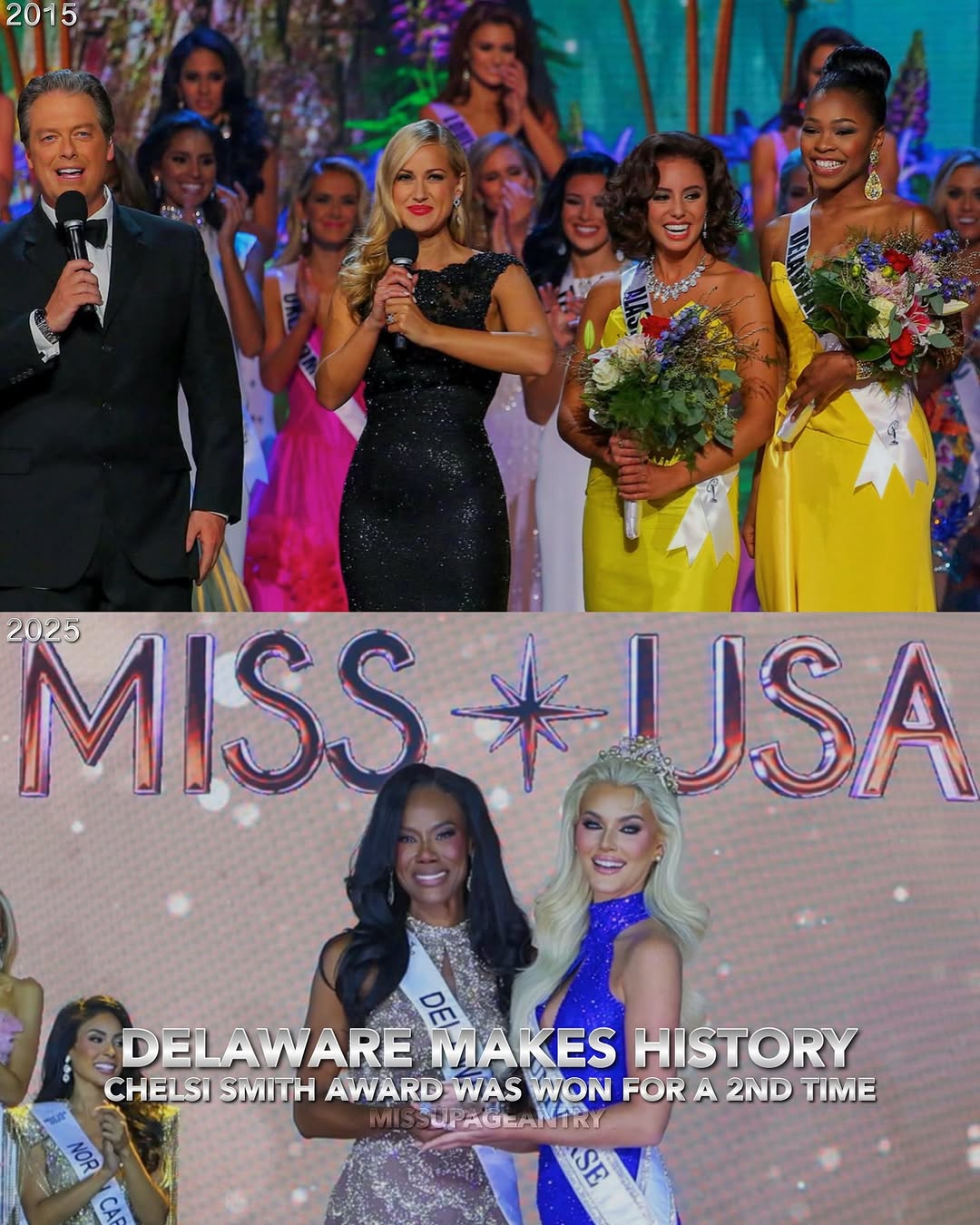 Delaware Makes History 🇺🇸✨
The Chelsi Smith Award (Miss Congeniality) is a sp