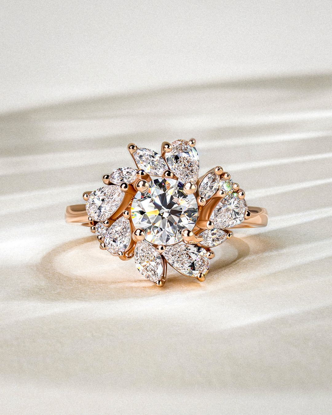 Un diamant rond, entouré de diamants taille poire.
Une composition florale, pensée sur mesure, où la lumière s’organise autour d’un centre parfaitement équilibré.
Chaque pierre a été choisie pour sa justesse, chaque courbe pour son harmonie. Une création unique, façonnée pour une seule histoire.
―
A round diamond framed by pear-cut diamonds.
A bespoke floral composition where light is built around a perfectly balanced center.
Each stone selected for its precision, each curve for its harmony. A one-of-a-kind creation for one unique story.
• Paris | 5 rue de l’Échelle 75001
• Bordeaux | 4-6 Cours de l’Intendance 33000
#amantysparis #amantysbordeaux #surmesure #bespokejewelry #diamantnaturel #finejewelry #joaillerie #amantys