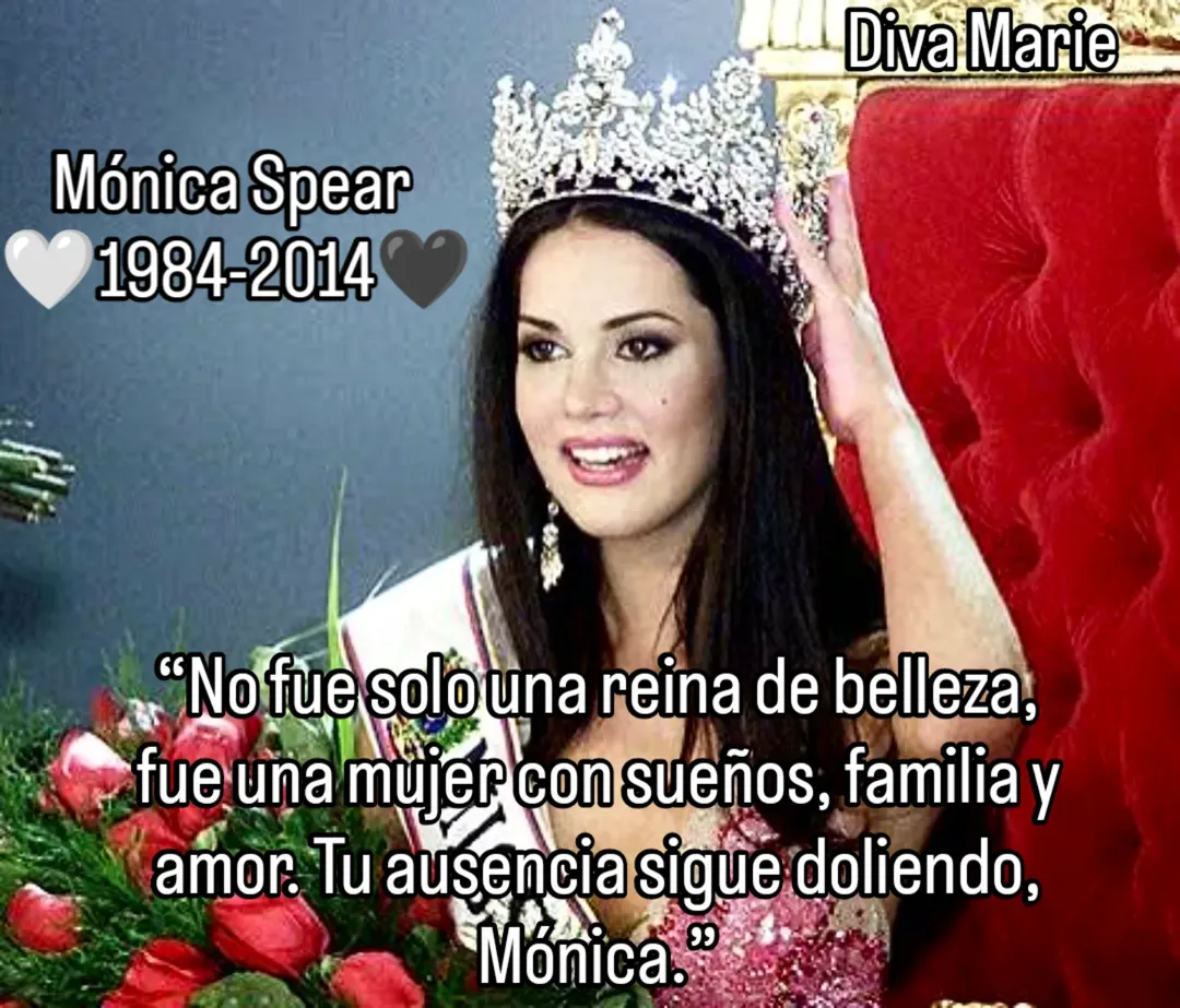 🤍 Mónica Spear 1984-2014🖤
“No fue solo una reina de belleza, fue una mujer co