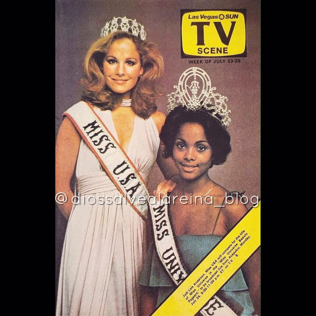 Un dúo de bellezas contrastantes en la portada de la revista TV Scene editada en