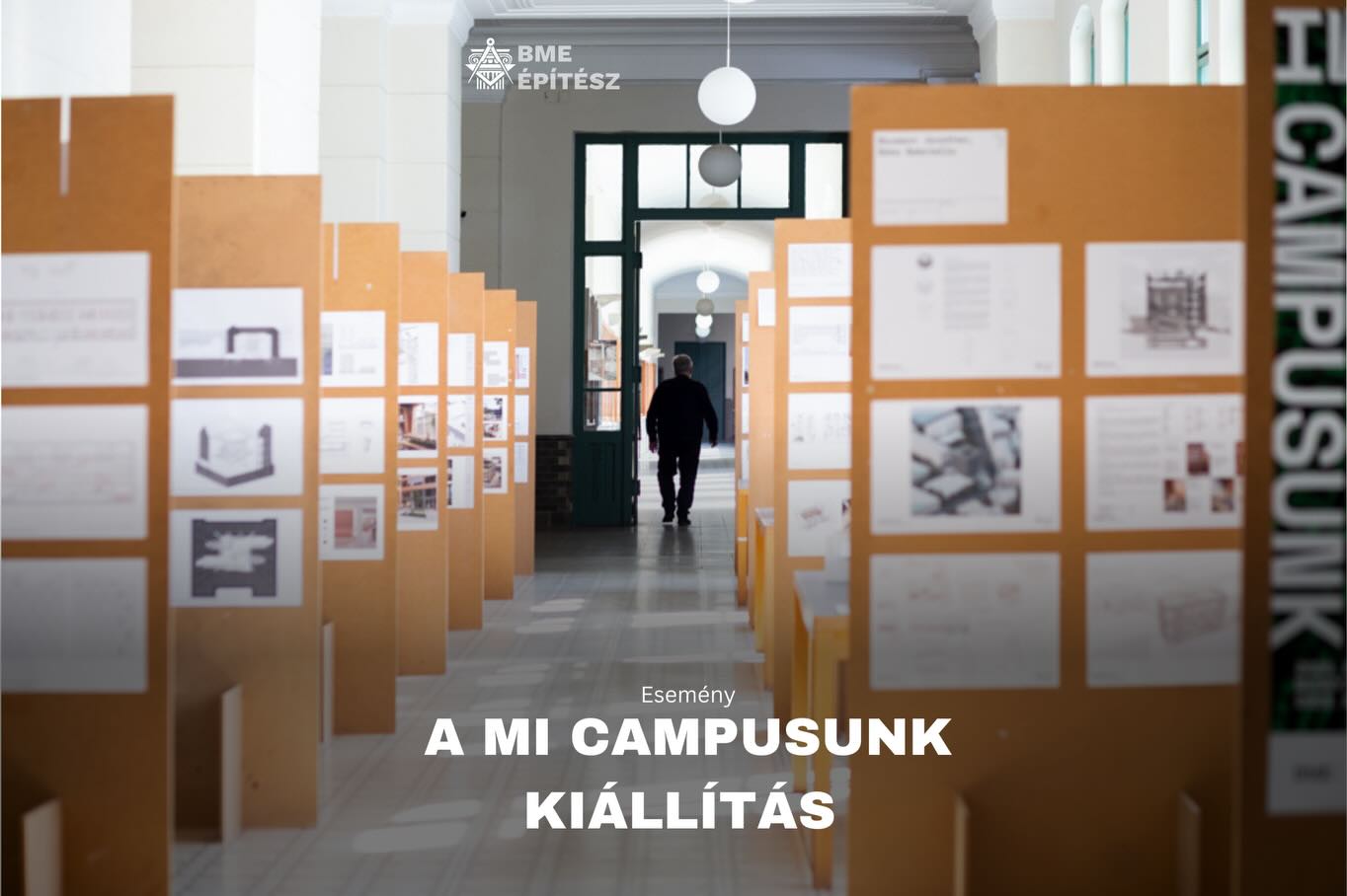 A MI CAMPUSUNK – kiállítás az egyetem területére tervezett hallgatói tervekből
A kiállítást megnyitja dr. Charaf Hassan a BME Rektora, és Varga Tamás DLA a BME Építészmérnöki Kar dékánja.
időpont: 2026.03.11.- 03.26.
helyszín: BME Központi épület 2. emelet körfolyosó kiállítótér.
Fénykép: @kepkocka