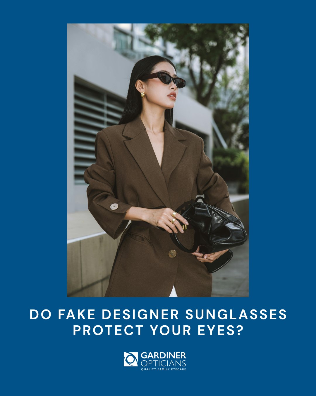 Do fake designer sunglasses protect your eyes? Often, no.
Many counterfeits offer little to no UV protection, which can increase the risk of long-term eye damage. Children’s eyes are especially vulnerable, even on cloudy days.
You don’t need to spend a fortune though. A budget pair from a reputable high street shop can provide the same UV protection as designer brands when properly rated (UV400/100% UV).
Need advice or prescription sunglasses? Pop in and we’ll help. 😎👓
#Sunglasses #EyeHealth #UVprotection #GardinerOpticians
