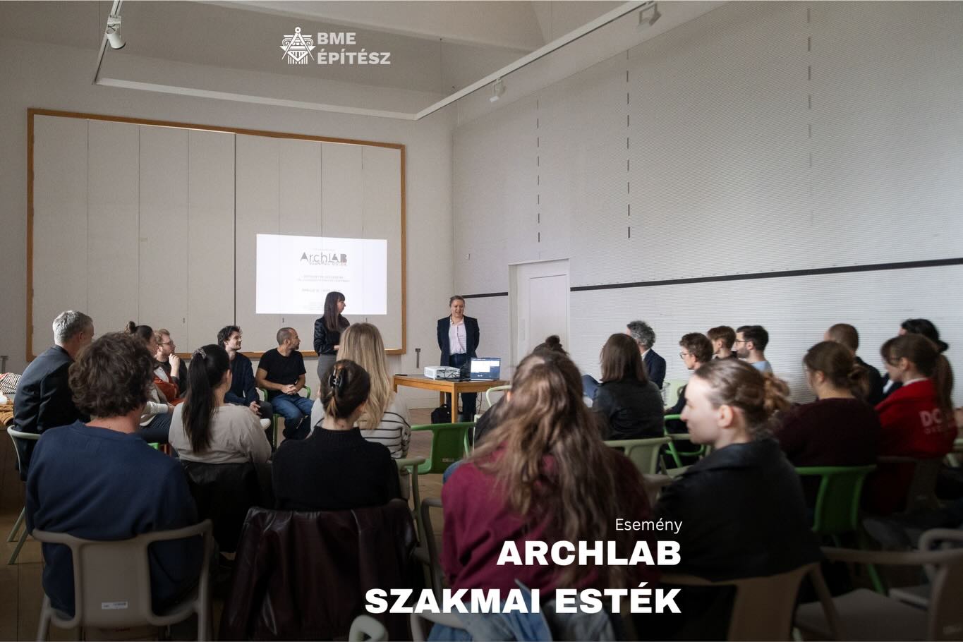 ArchLAB - Szakmai Esték.
Az első alkalom során vendégeinkkel azt a ritkán tárgyalt témát jártuk körbe, hogy milyen modellek alapján működnek a magyar tervezőirodák, hogyan lehet összeegyeztetni a kreatív alkotó tevékenységet egy cég fenntartási igényeivel, egyáltalán hogyan lehet elindulni és hogyan lehet fenntartani egy főként tervezéssel foglalkozó céget ma Magyarországon?
Vendégeink voltak:
Erdélyi Linda - LAB5 architects
Horváth-Farkas Zsófia - DEKON
Csépke Tamás - STUDIO FORMATION
Kálna Dávid és Hartvig Dániel - HARTVIG KÁLNA