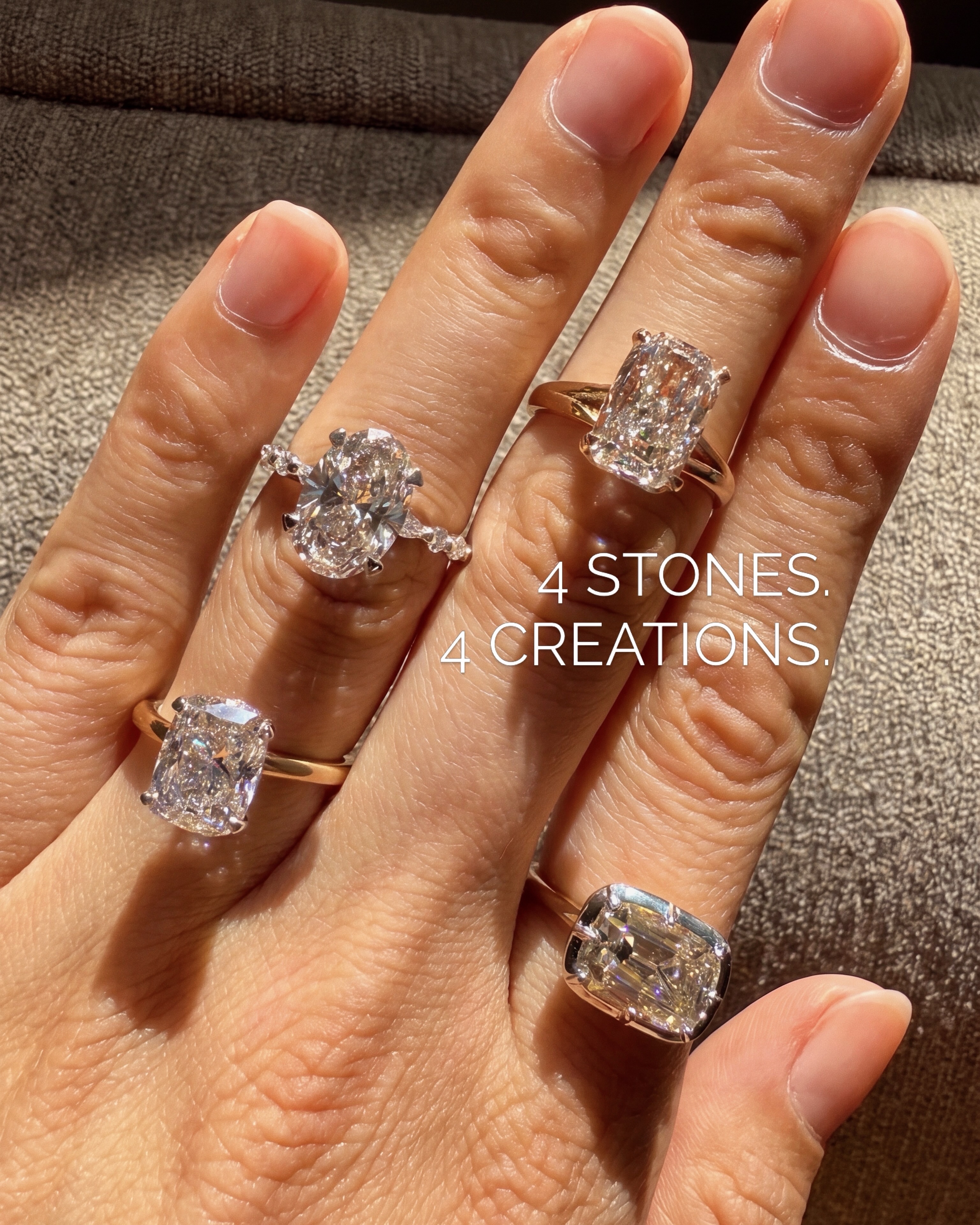 Quatre pierres choisies pour ce qu’elles sont. Quatre créations pensées pour ce qu’elles signifient.
Chacune est unique. Chacune est personnalisable. Chez Amantys, tout commence par votre diamant, et tout s’imagine à deux.
—
Four stones chosen for what they are. Four creations made for what they mean.
Each one is unique. Each one is customisable. At Amantys, everything begins with your diamond, and everything is imagined together.
#amantys #diamondring #bespokering #naturaldiamond #gia